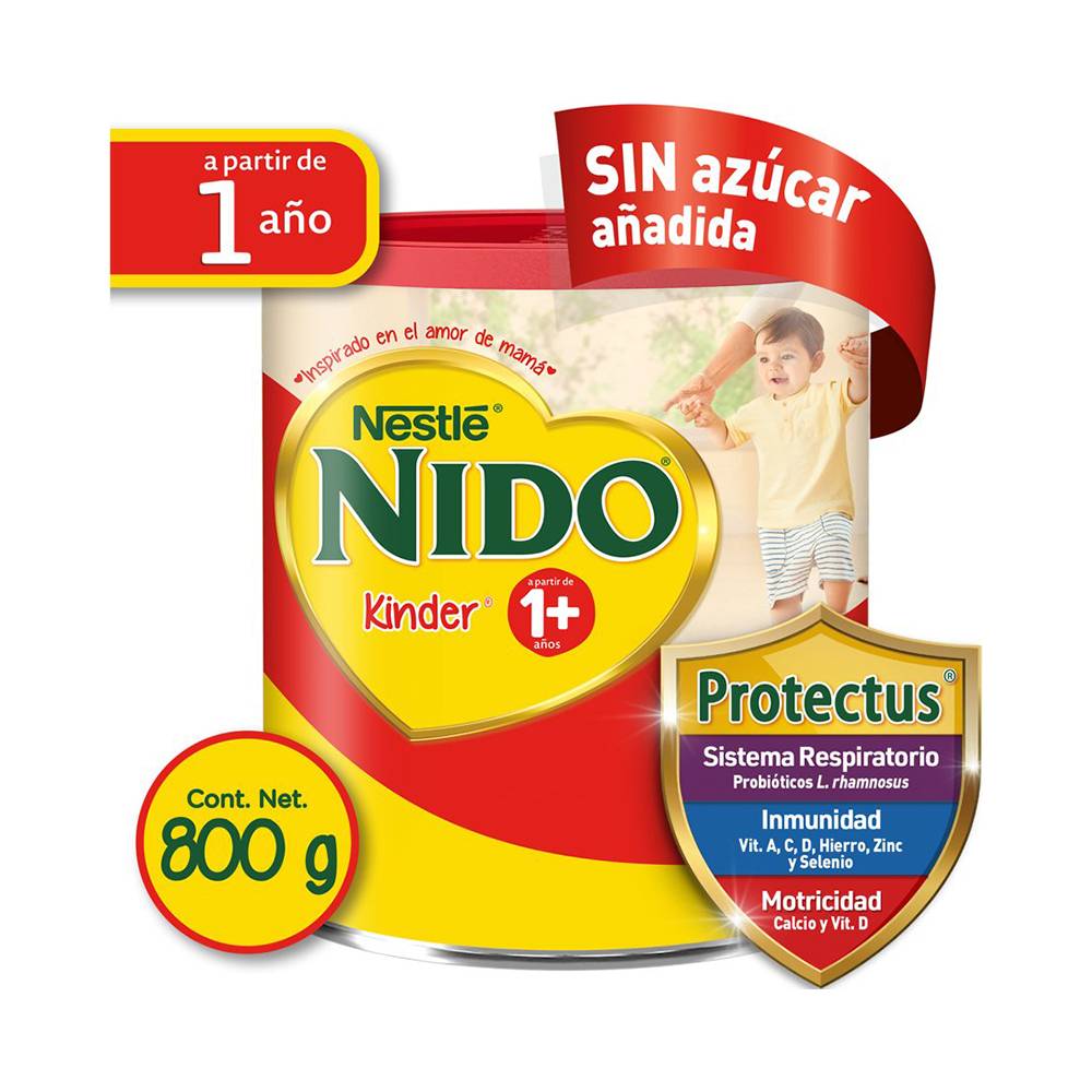 Nido leche en polvo kinder (bote 800 g)