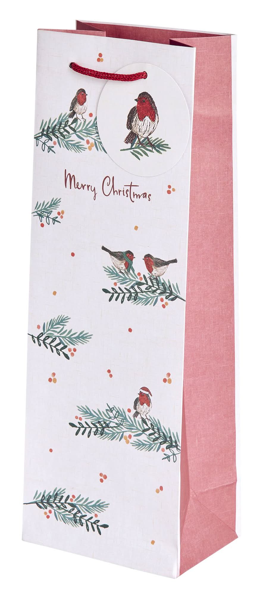 Ditsy Robin Bottle Bag