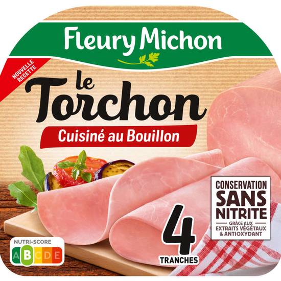 Jambon Le Torchon Tranches Fines x4