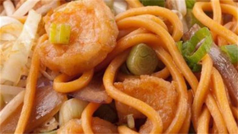 CM2.Shrimp Chow Mein Noodle-虾炒面