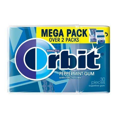 Orbit Sugar Free Gum Peppermint 30 Pieces