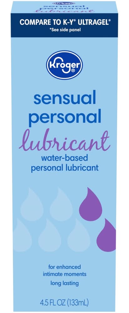 kroger sensual personal lubricant K-Y True Feel Lube Personal Lubricant, Silicone-Based Formula, Safe to Use  with Condoms, For Couples, 1.5 fl oz