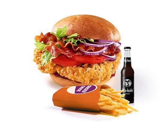 Chicky BBQ Burger-Menü