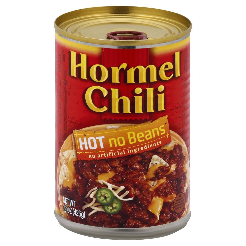 Hormel Chili Hot No Beans Chili