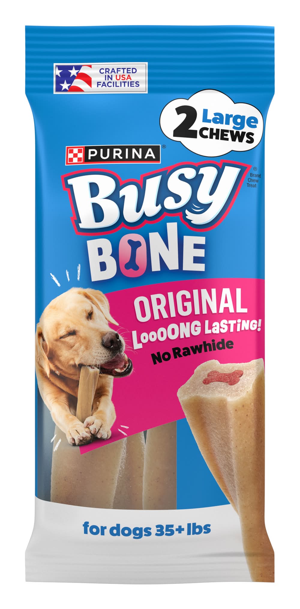 Purina Bone Original Treat Dog, S/M (7 oz, 2 ct)
