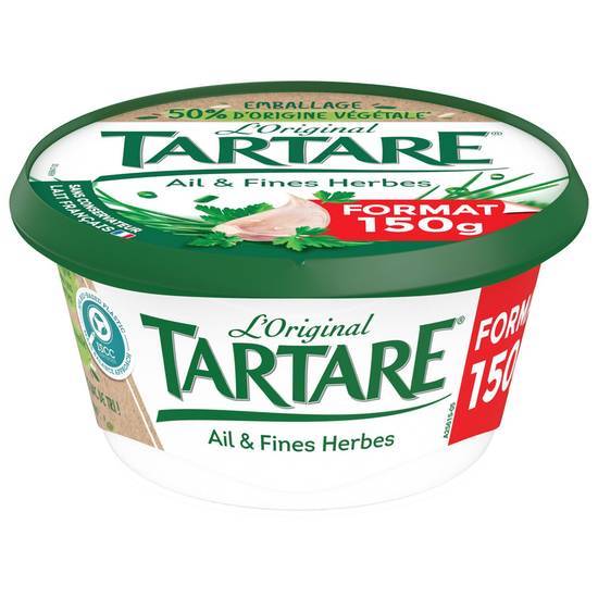 Tartare - Fromage à tartiner ail et fines herbes