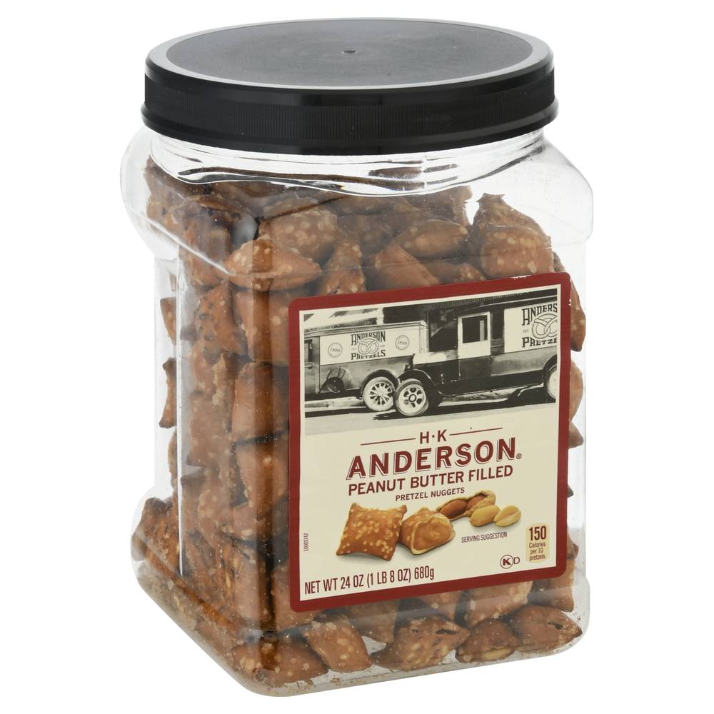 H.K Anderson Peanut Butter Filled Pretzel Nuggets (24 oz)