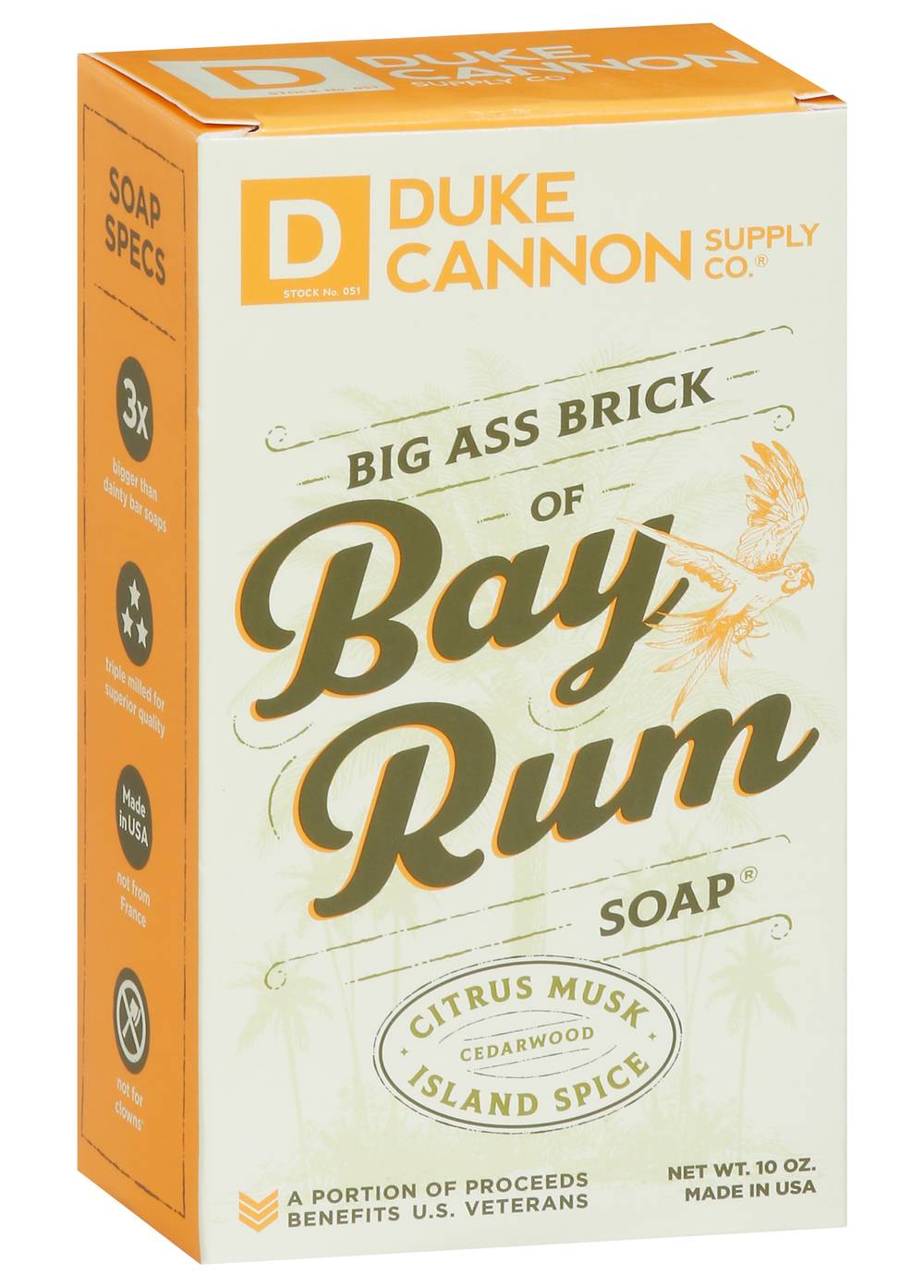 Duke Cannon Bay Rum Soap (10 oz)