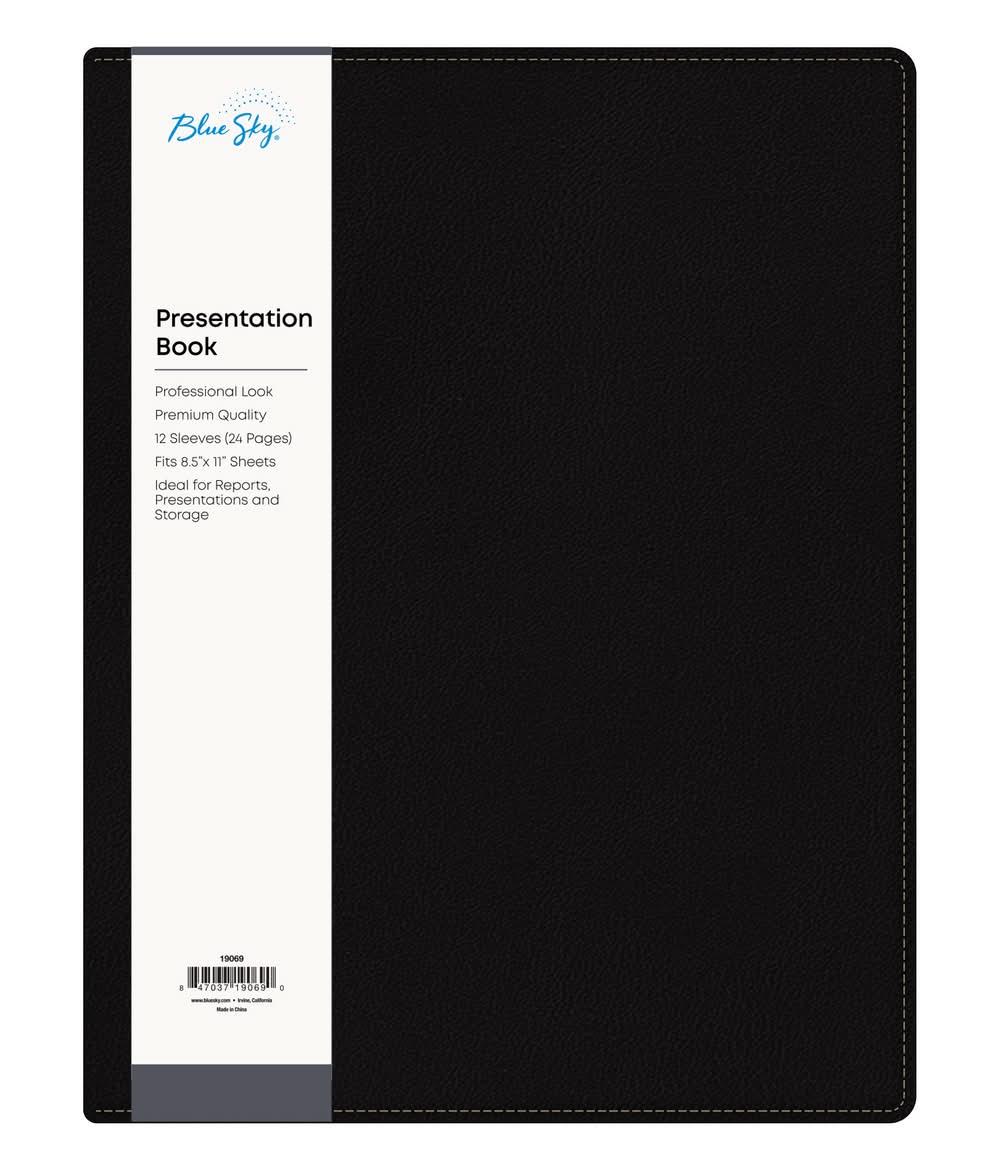 Presentation Book Legacy 12 Page Black