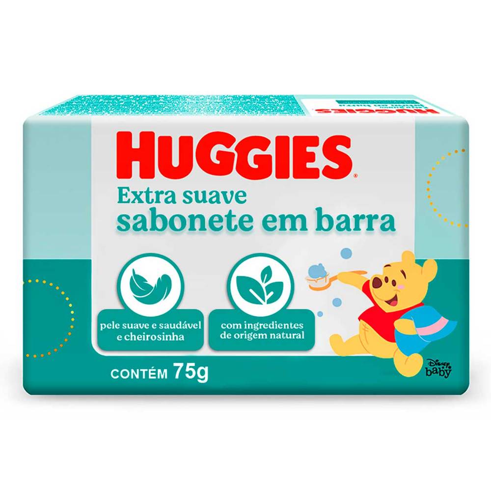 Huggies sabonete infantil disney baby extra suave e delicado (75 g)