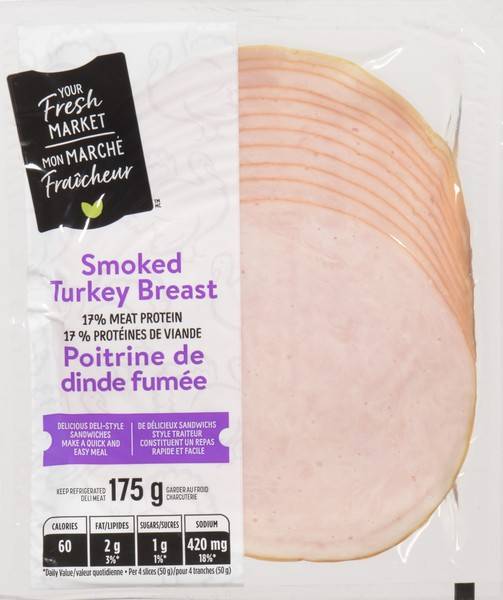 Your Fresh Market Smoked Turkey Breast (175 g)