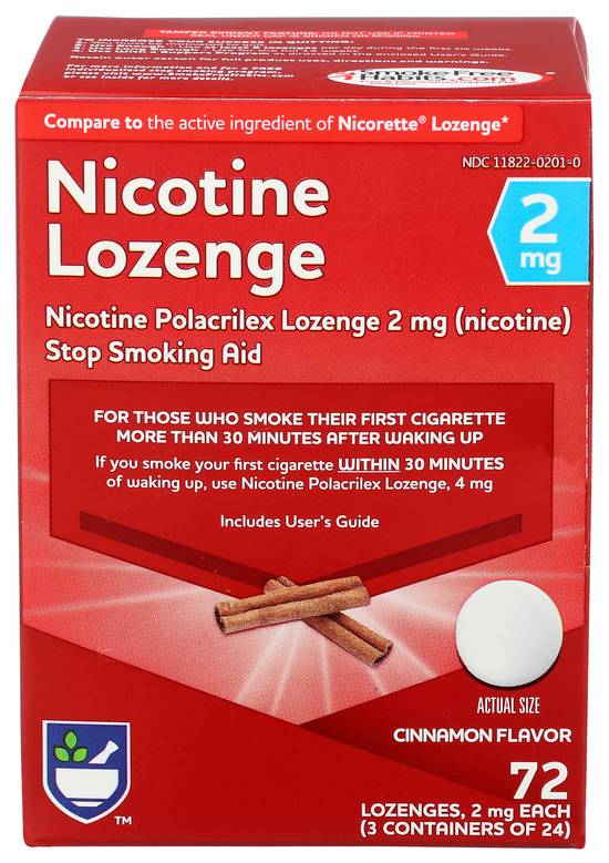 Rite Aid Nicotine Lozenges 2mg ( cinnamon)