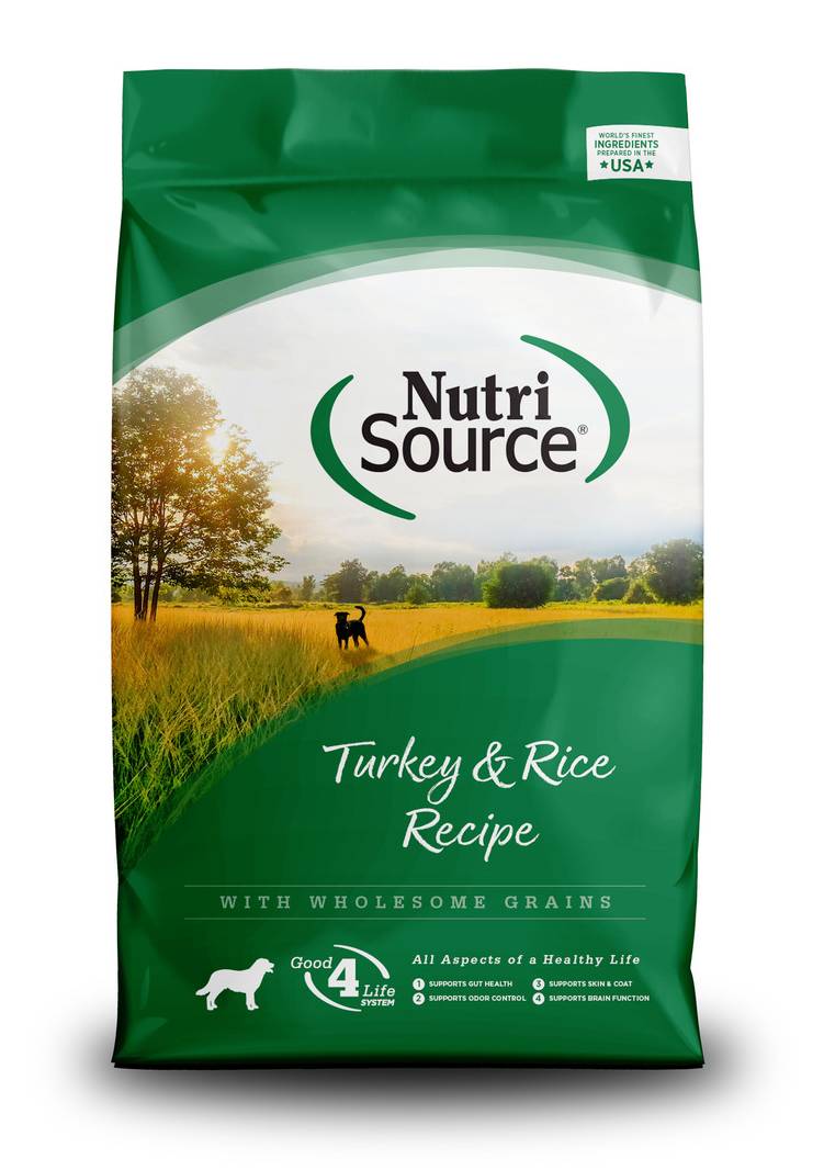 NutriSource Turkey and Rice Dry Dog Food (26 lbs)