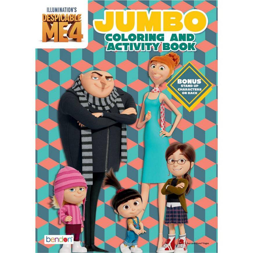 Despicable Me 4 Jumbo Coloring Activity Book