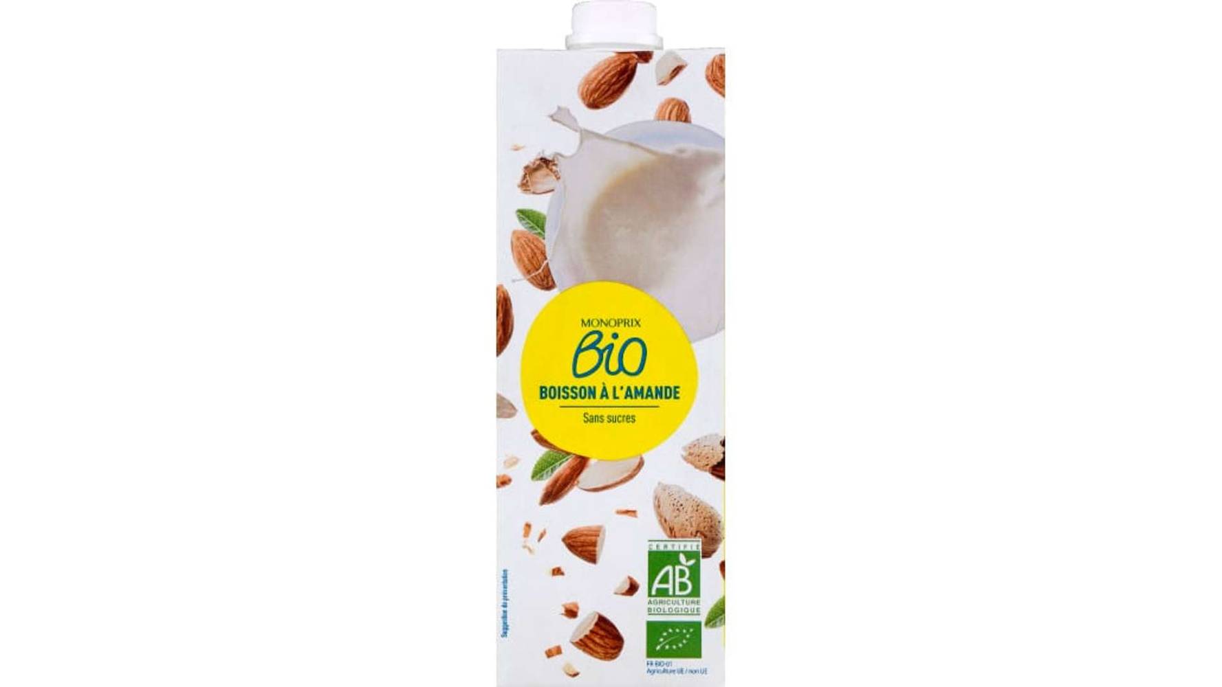 Monoprix Bio - Boisson à l'amande sans sucres (1 L)