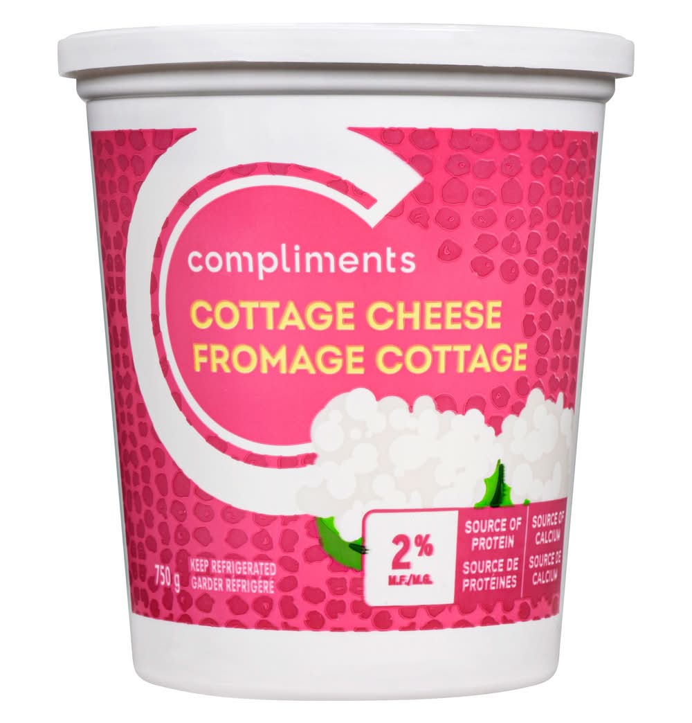 Compliments 2% Milk Fat Cottage Cheese (750 g)