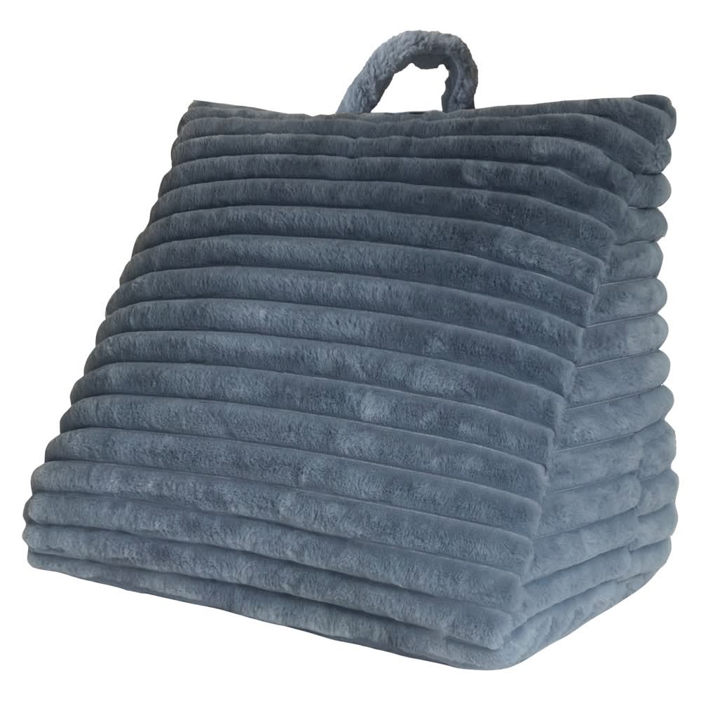 KIRKTON HOUSE Ribbed Wedge Pillow, 18x24 in, Denim