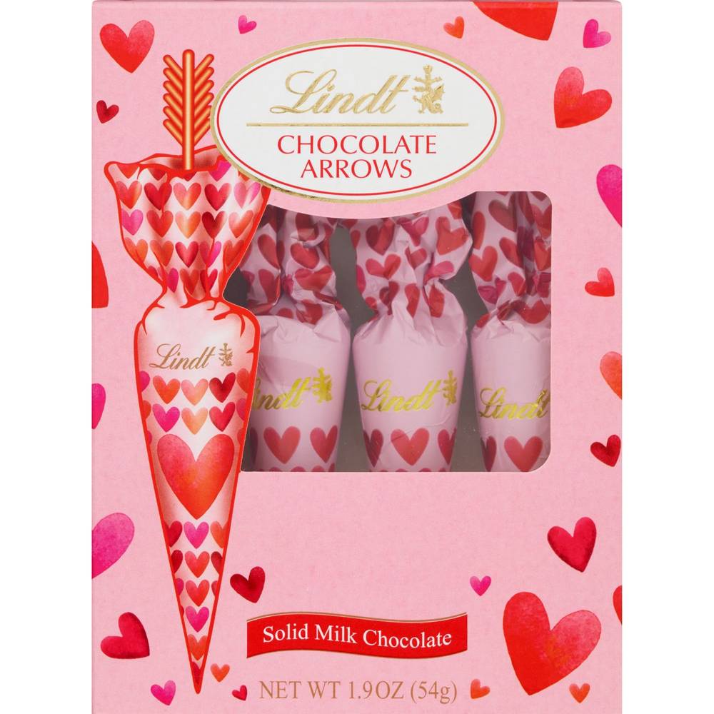 Lindt Milk Chocolate Cupid Arrows, 4 Ct, 1.9 Oz