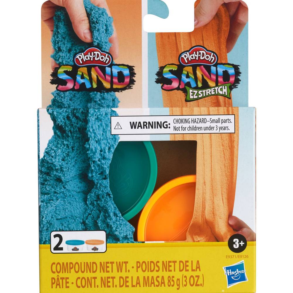 Play-Doh Mini Sampler Sand Compounds, Assorted, 2 ct