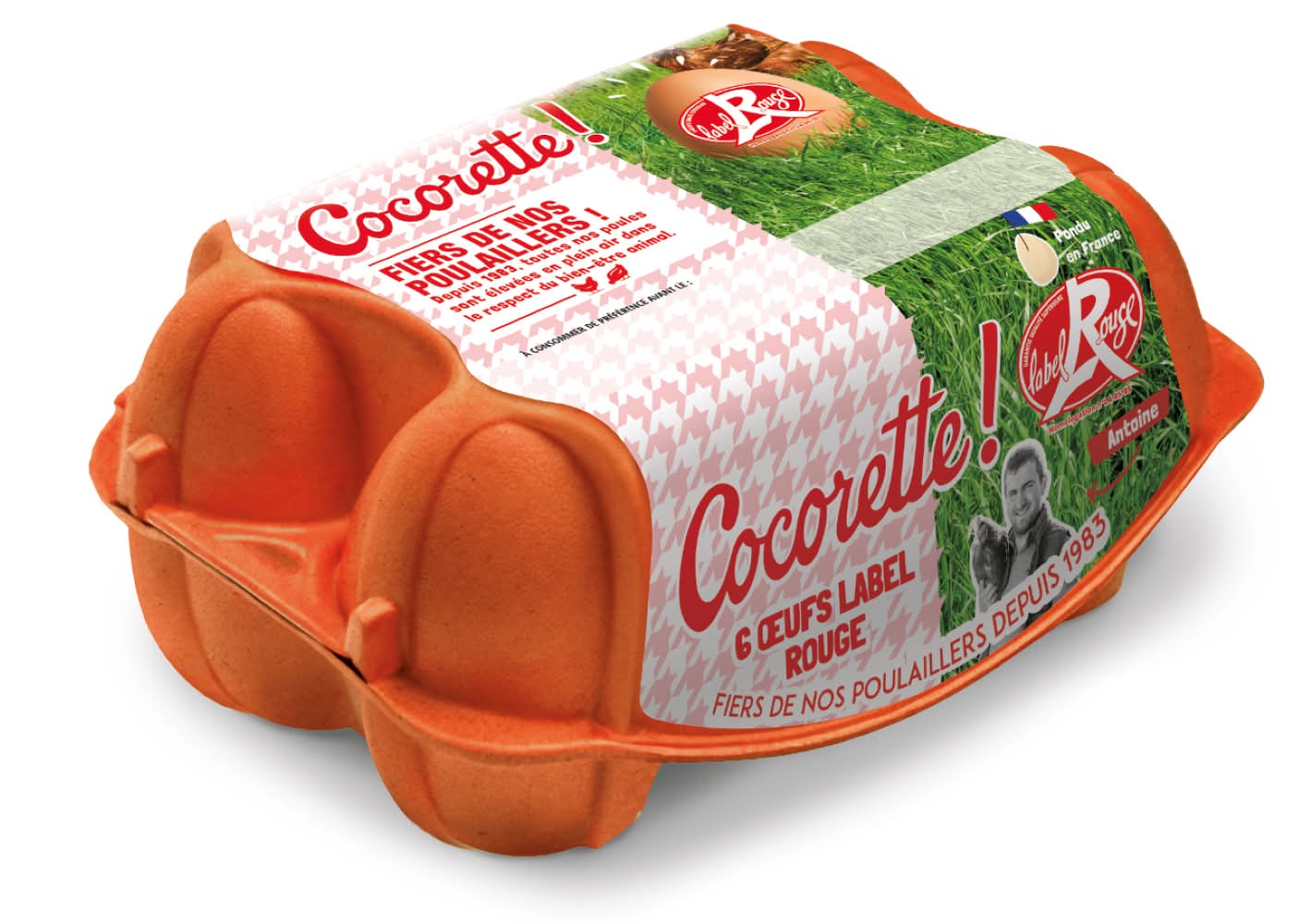 Cocorette - Œufs fermier plein air moyen gros (438g)