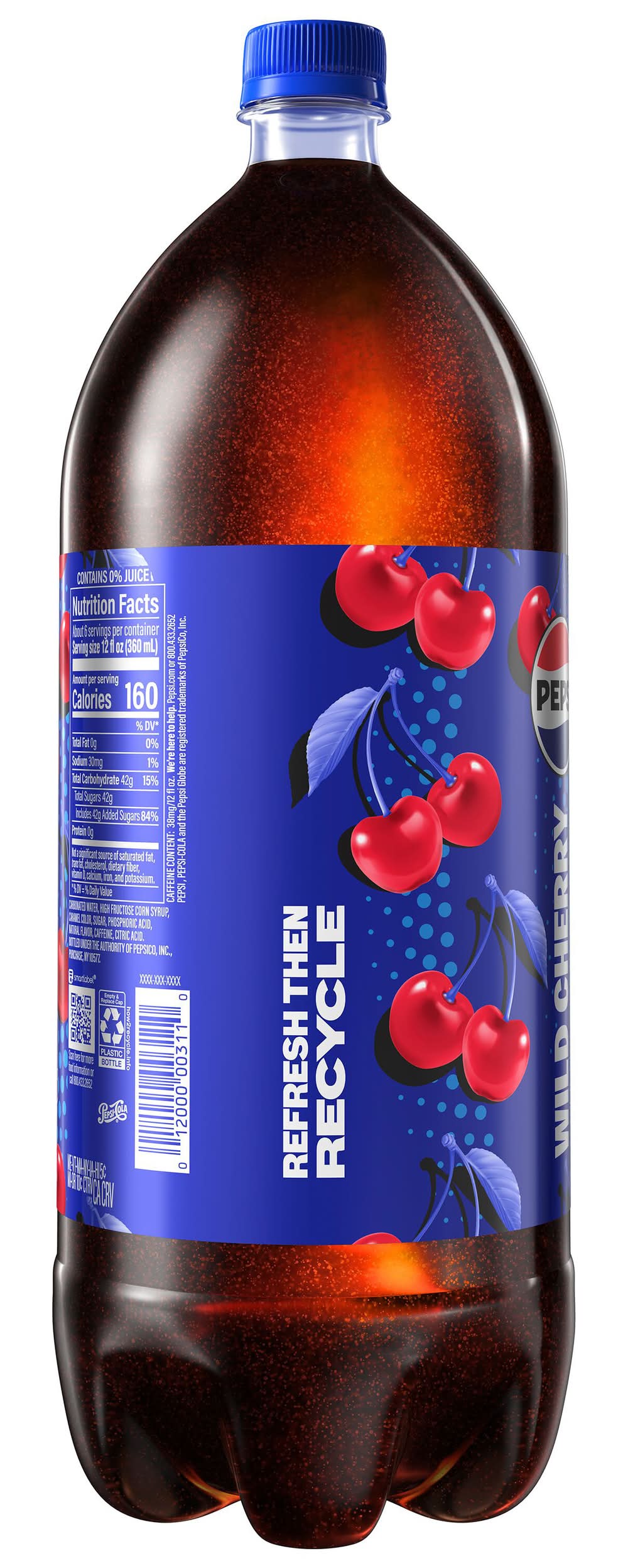 Pepsi Flavored Soda, Wild Cherry (2 L)