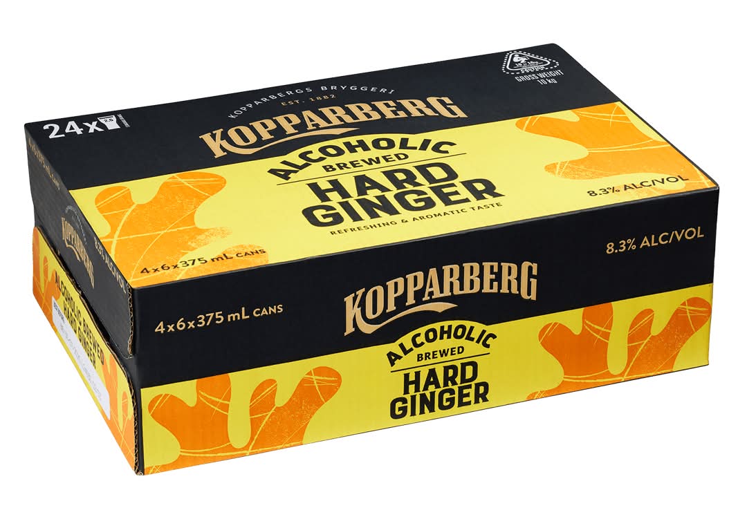 Kopparberg Brewed Ginger Cider 24x375ml