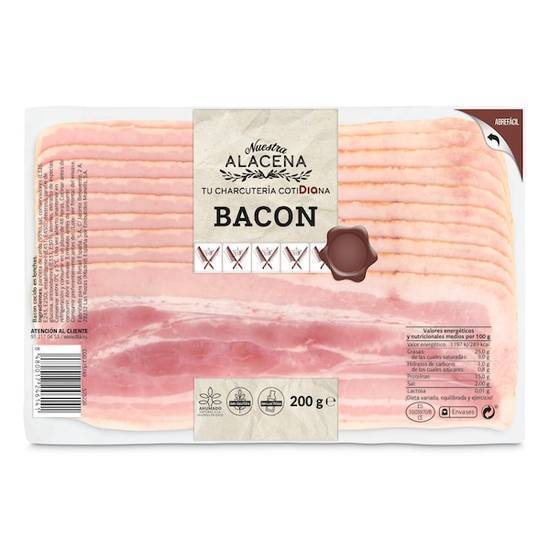 Bacon Nuestra Alacena en Sobre 200 g