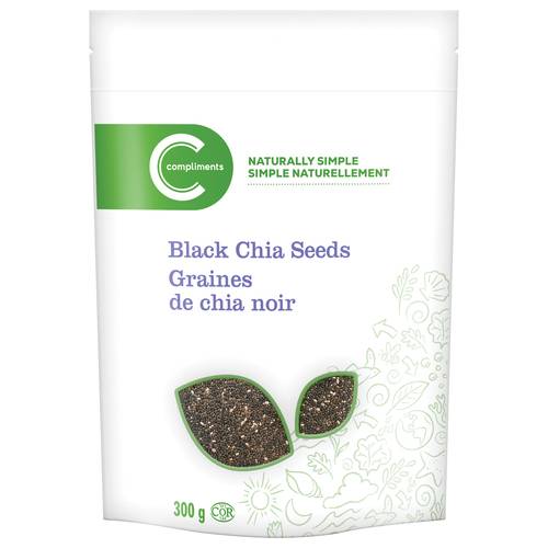 Compliments Black Chia Seeds (300 g)