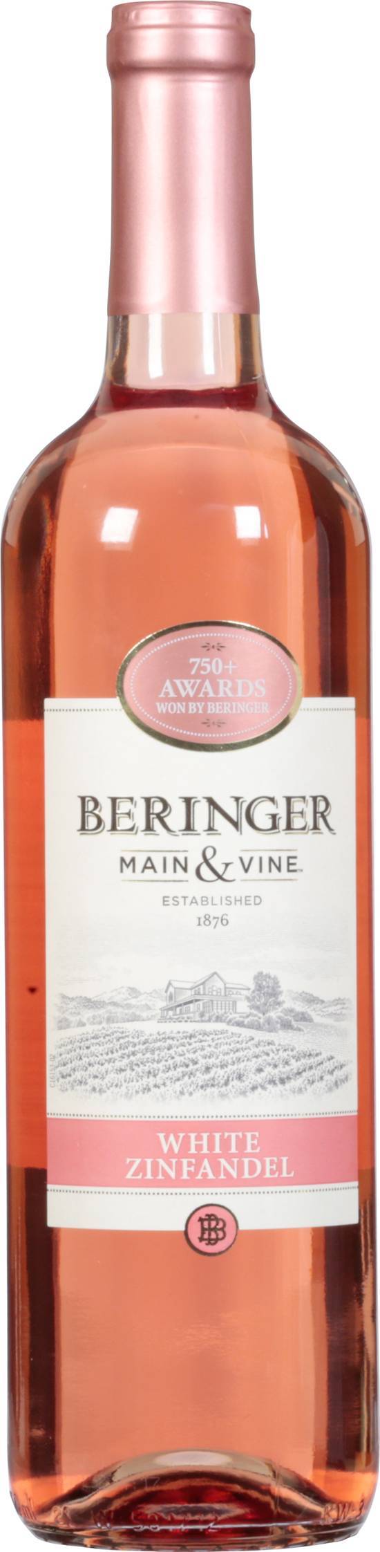 Beringer Main & Vine White Zinfandel Wine (750 ml)