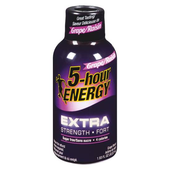 5-Hour Energy Extra Strength Grape Energy Shot (57 ml)