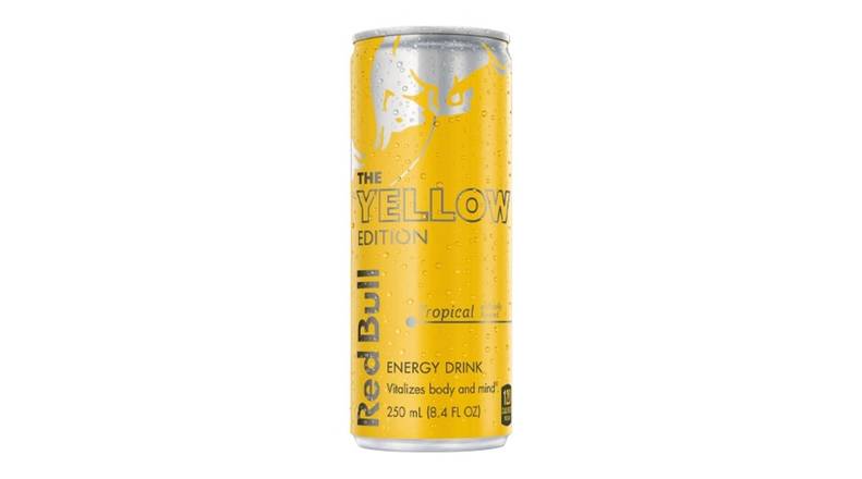 Order Red Bull Yellow Edition food online from Zalat Pizza store, Arlington on bringmethat.com