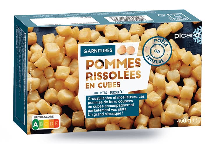 Pommes rissolées en cubes
