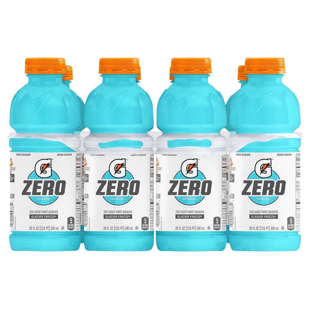 Gatorade Zero Glacier Freeze Energy Drink (8 ct, 20 fl oz)