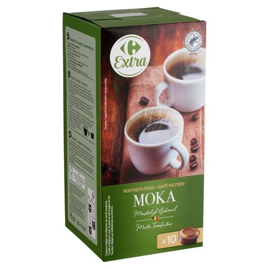 Carrefour Extra Koffiefilters Moka 10 Stuks 75 g