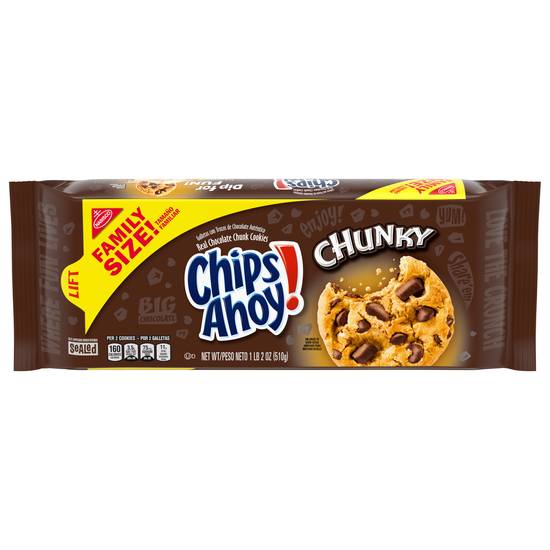 Chips Ahoy! Chunky Chocolate Chunk Cookies Family Size (18 oz)