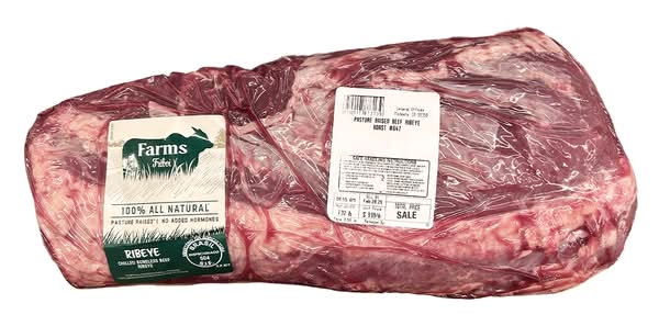 Pasture Raised Beef Ribeye Roast