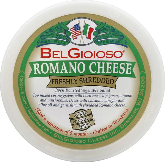 Belgioioso Freshly Shredded Romano Cheese