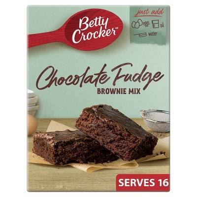 Betty Crocker Chocolate Fudge Brownie Mix (415g)