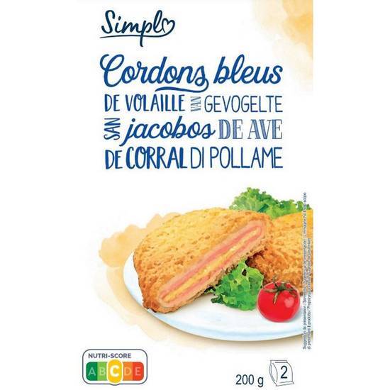 Simpl - Cordons bleus de volaille