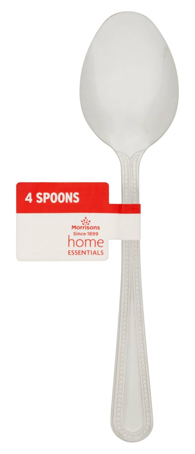 Morrisons Savers Dessert Spoons 4 Pack