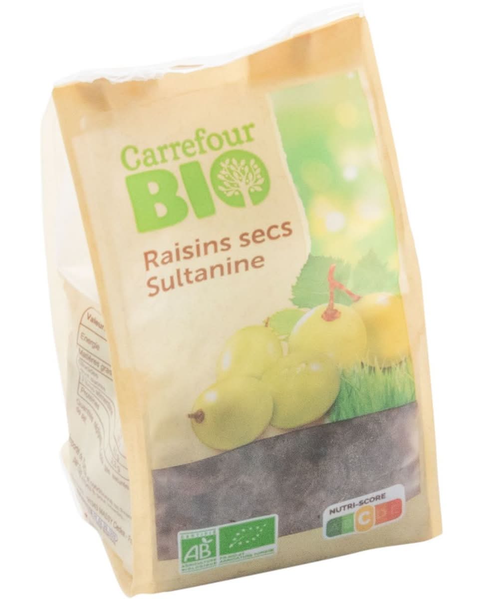 Carrefour Bio Raisins Secs Sultanines 200 g