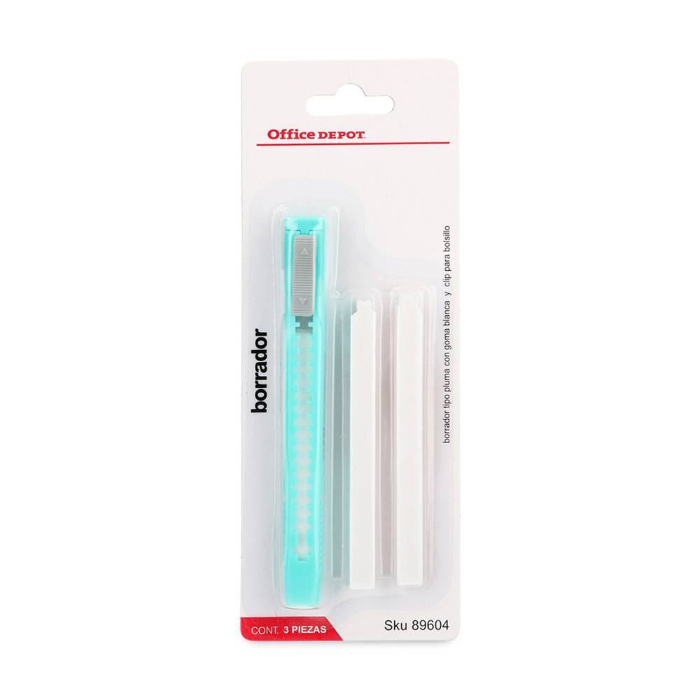 Office Depot · Borrador tipo pluma (100 g)