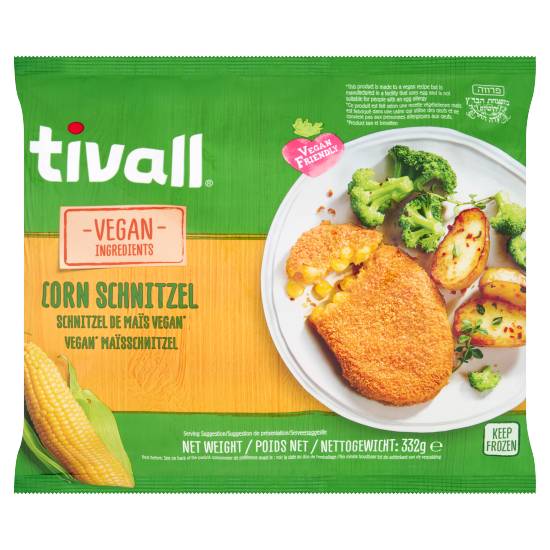 Tivall Frozen Vegan Corn Schnitzel