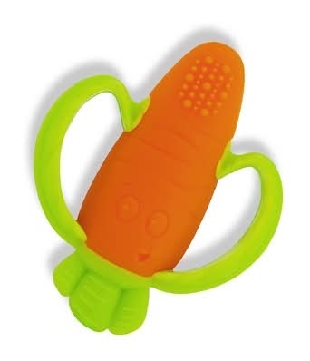 Infantino Little Nibbles Textured Silicone Carrot Teether