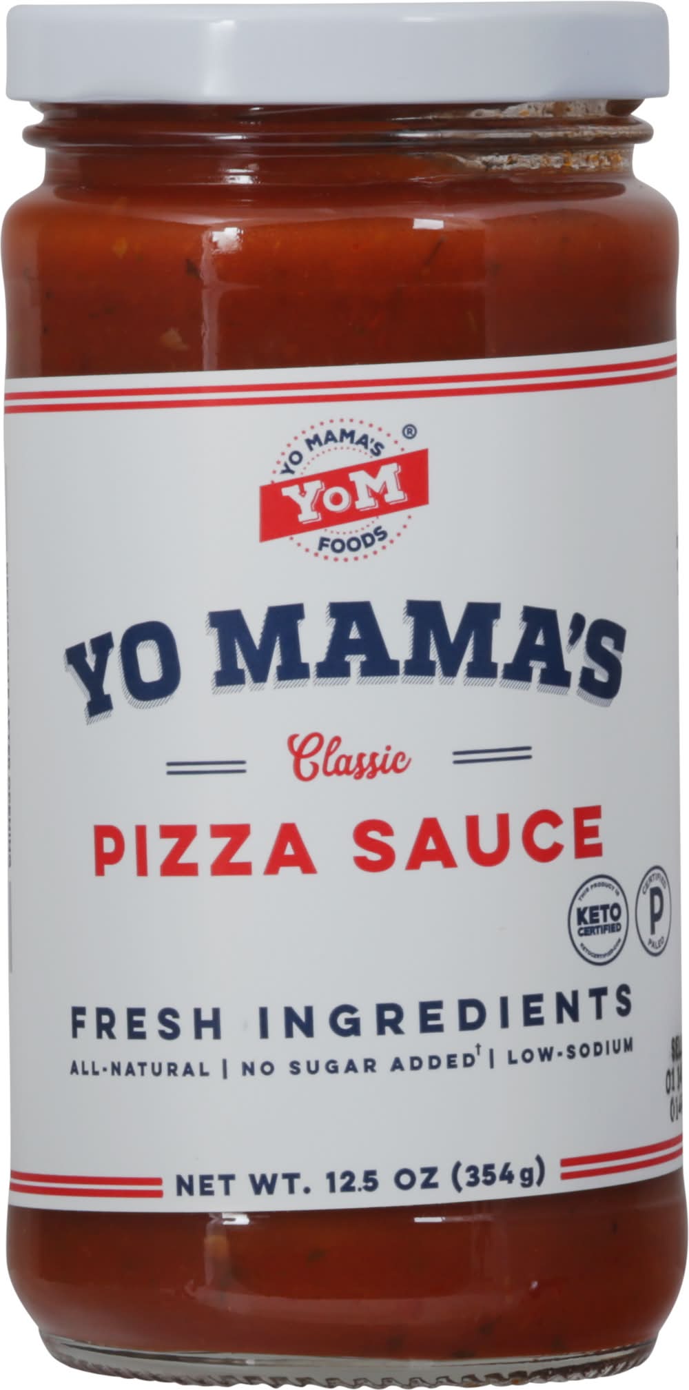 Yo Mama's Classic Pizza Sauce (12.5 oz)