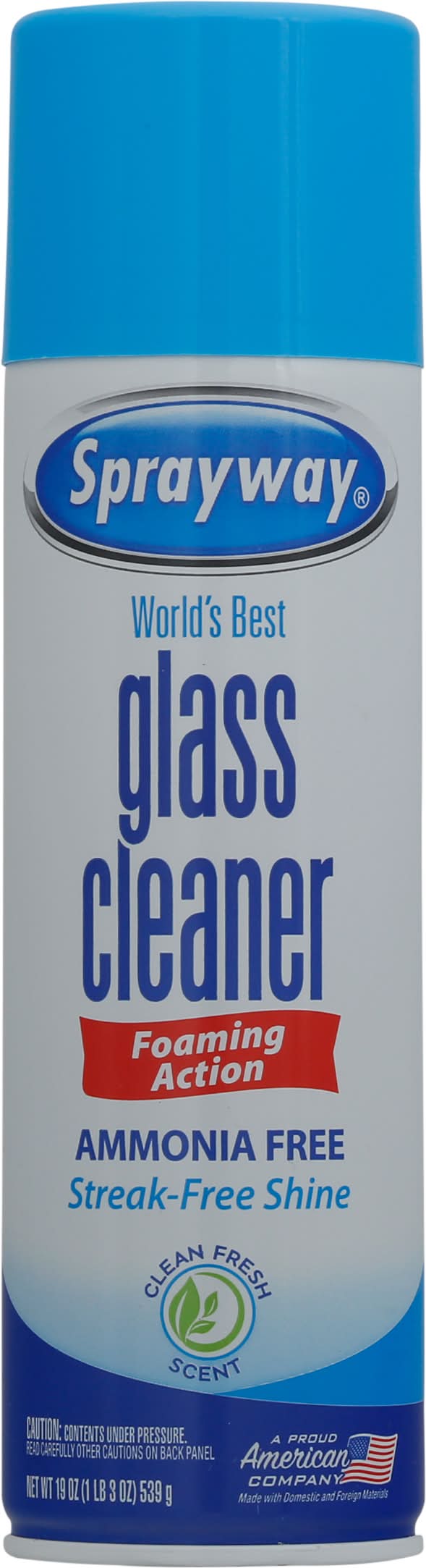 Sprayway Foaming Action Ammonia Free Glass Cleaner, Fresh (19 oz)