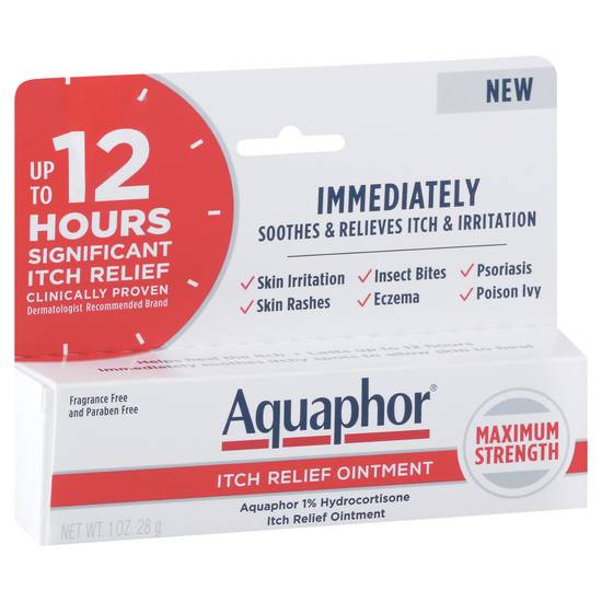 Aquaphor Maximum Strength Itch Relief Ointment (1 oz)
