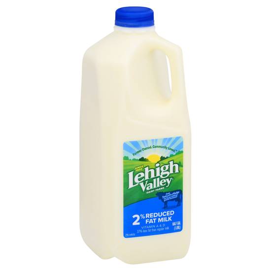 Lehigh Valley 2% Reduced Fat Milk (1/2 gal)
