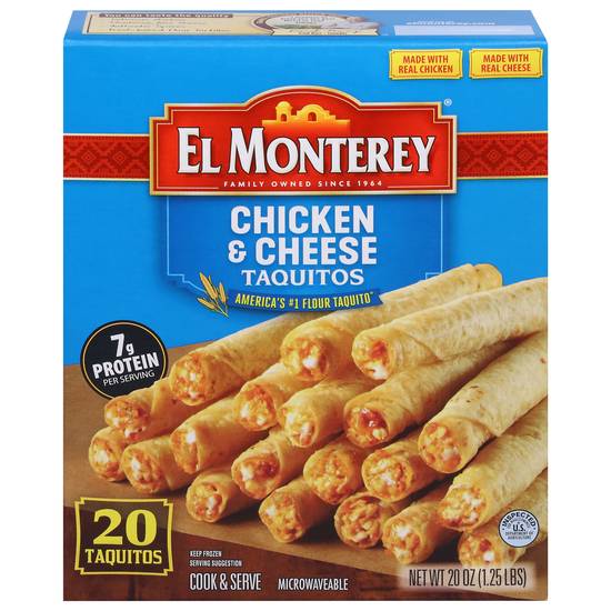 El Monterey Chicken and Cheese Taquitos (20 ct)