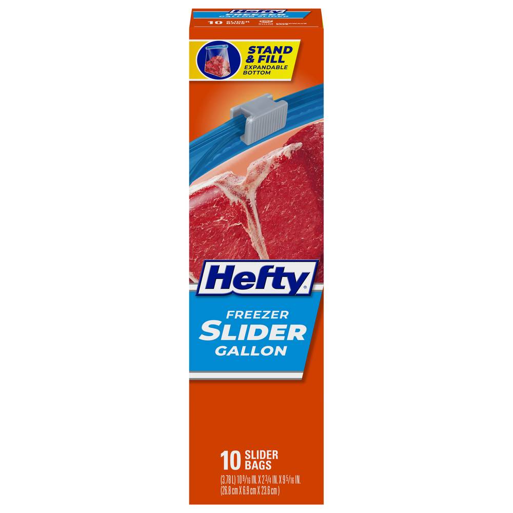 Hefty Freezer Slider Bags